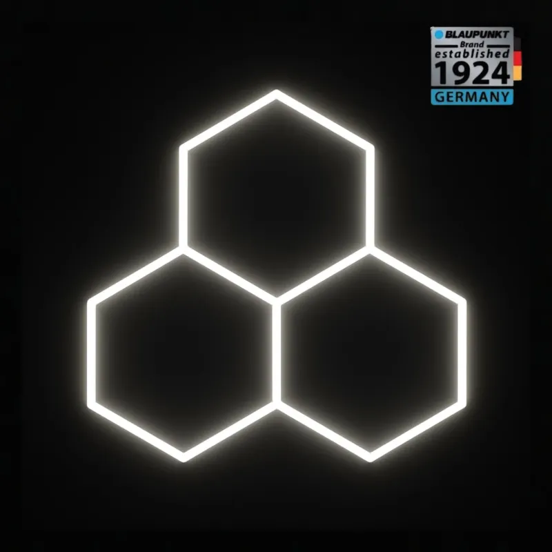 Do wyczerpania zapasów Lampa LED Hexagon 144W geometryczny panel sufitowy led 4000K CRI90 w kształcie plastra miodu HEX-565-Y5-V8-PS1 - Blaupunkt