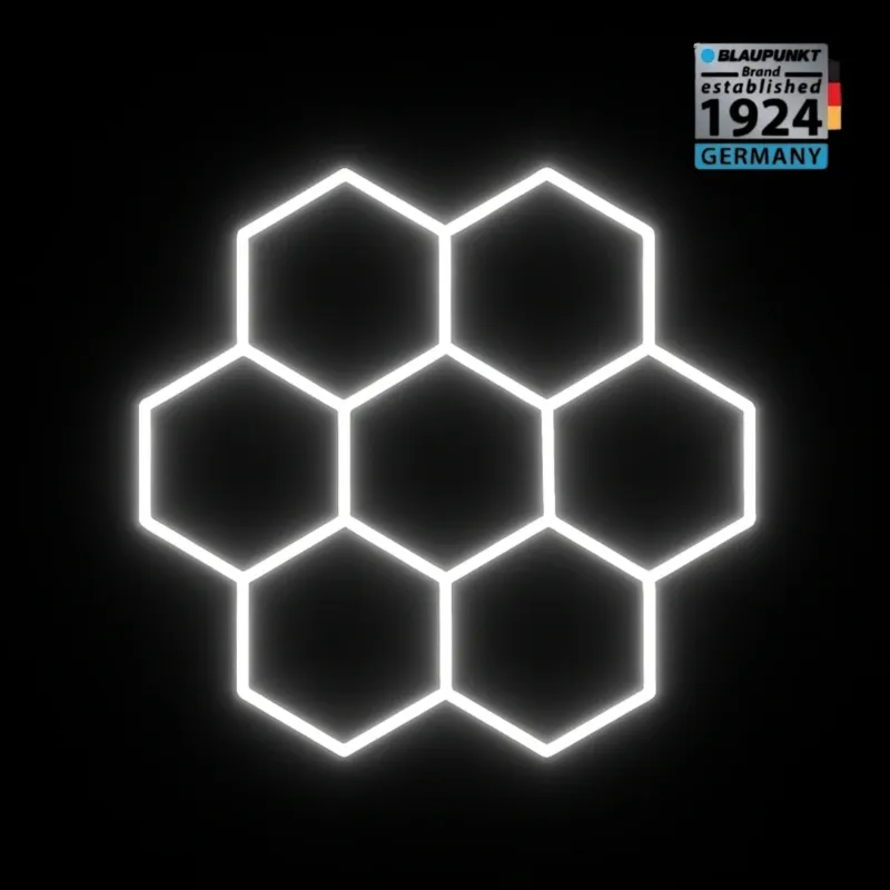 Lampa LED Hexagon 216W geometryczny panel sufitowy led 4000K CRI90 w kształcie plastra miodu HEX-440-Y13-V11-PS1 - Blaupunkt Hit cenowy