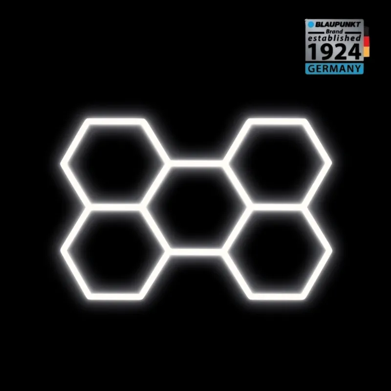 Nowy Lampa LED Hexagon 173W geometryczny panel sufitowy led 4000K CRI90 w kształcie plastra miodu HEX-440-Y9-V11-PS1 - Blaupunkt
