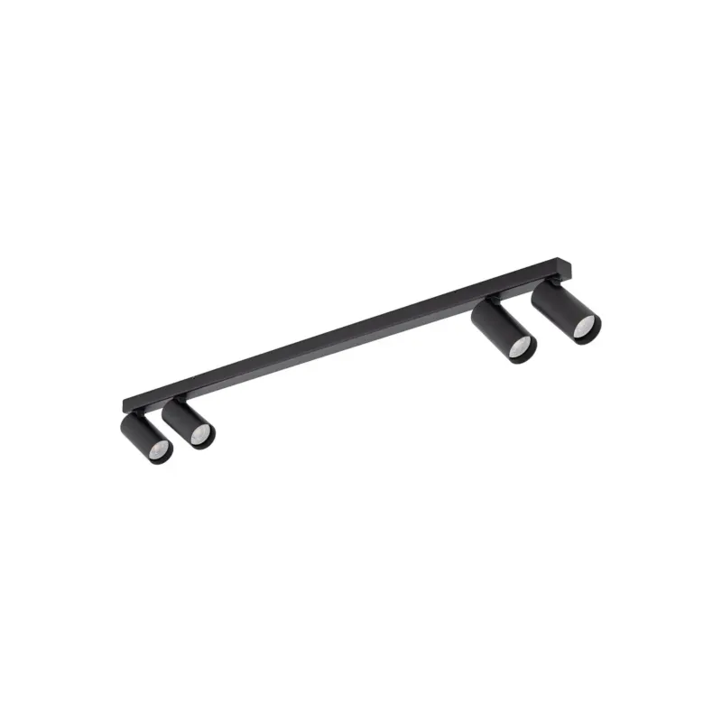 Tylko dziś Lampa sufitowa FOURTY IV czarna 4xGU10 R35 10739 - Nowodvorski