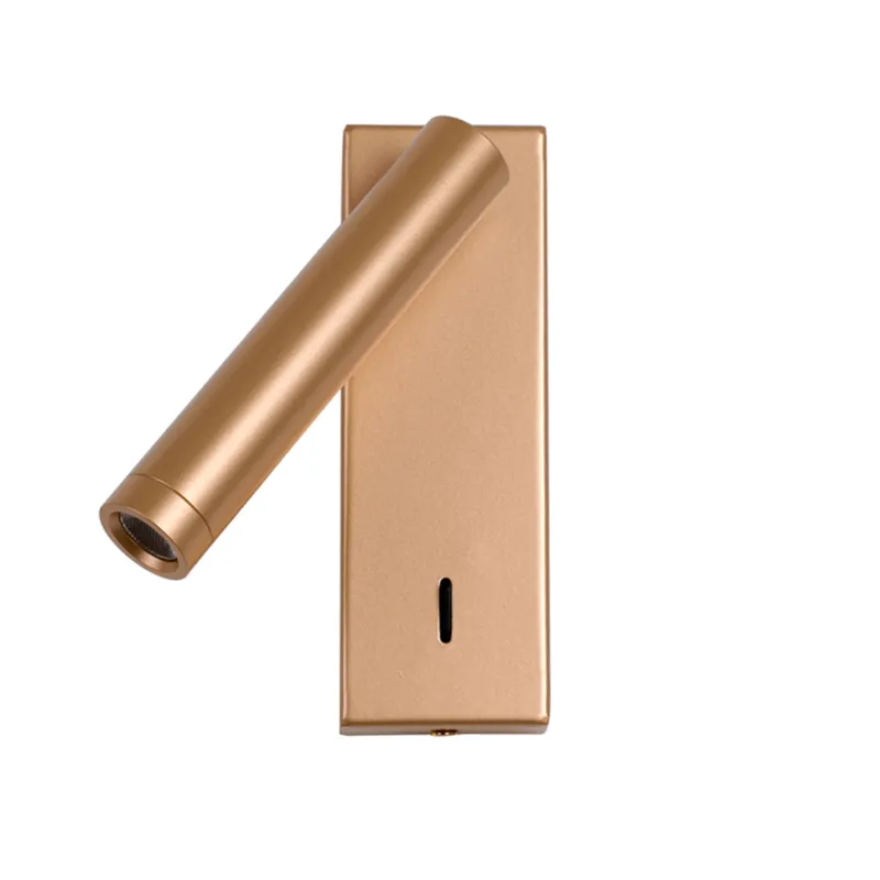 Kinkiet aluminiowy złoty regulowany WL-21017-GD z serii CALI - Lampy Italux Sprawdź teraz