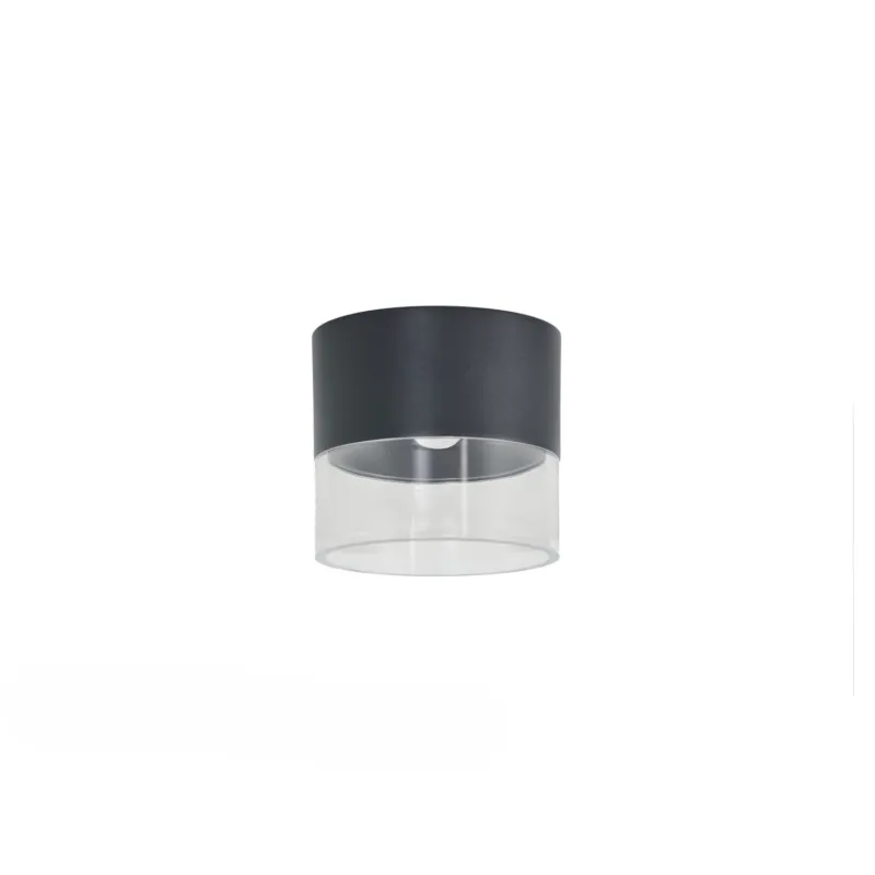 Ostatnie sztuki Azzardo Lampa sufitowa punktowa aluminiowa czarna 8cm AZ6548 z serii LIMAN