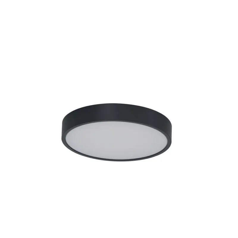 Ograniczona ilość Azzardo Plafon LED okrągły czarny 30cm IP44 AZ6584 z serii PANDINO