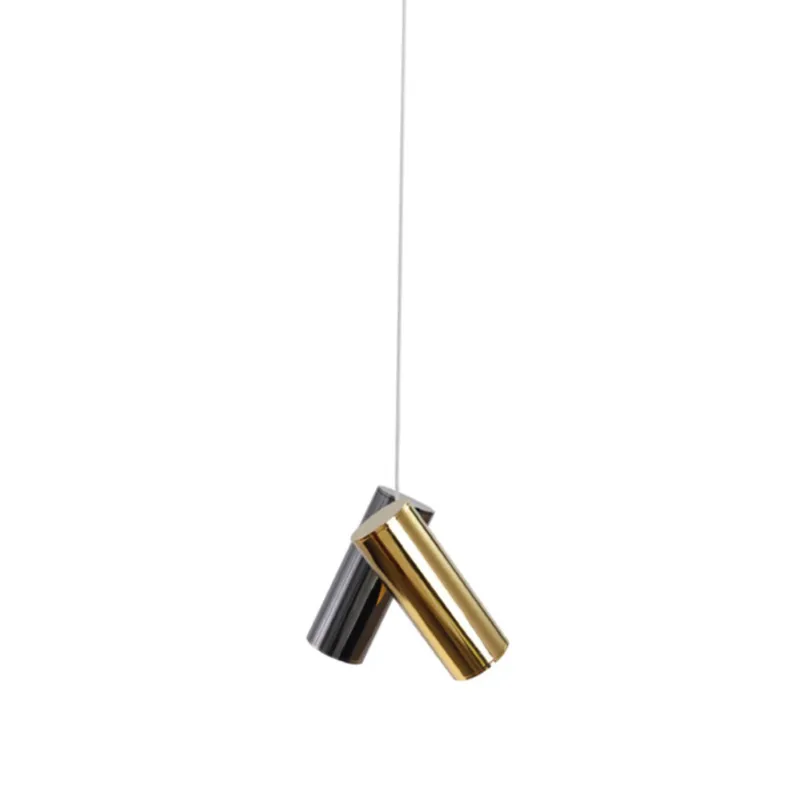 Tylko do końca tygodnia Lampa wisząca dwa reflektory złoty + chrom LED 2x6W 3000K JADE 2 AZ6212 - Azzardo