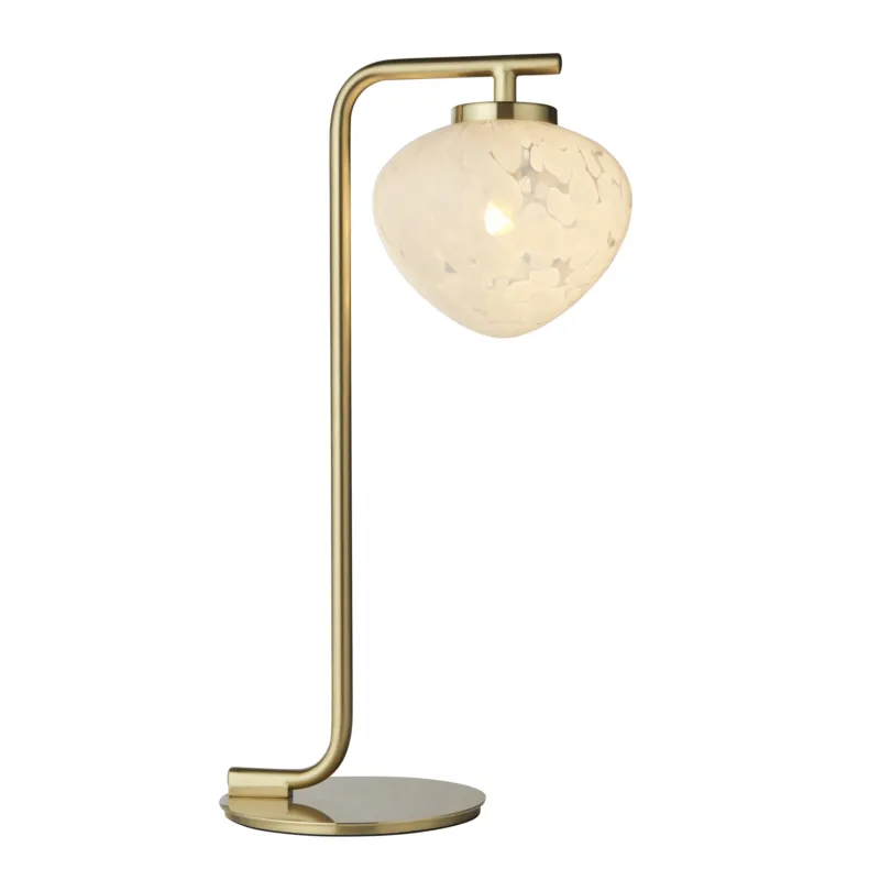 Oferta Lampa stołowa mosiężna ze szklanym kloszem 98817 z serii Mali - Endon Lighting