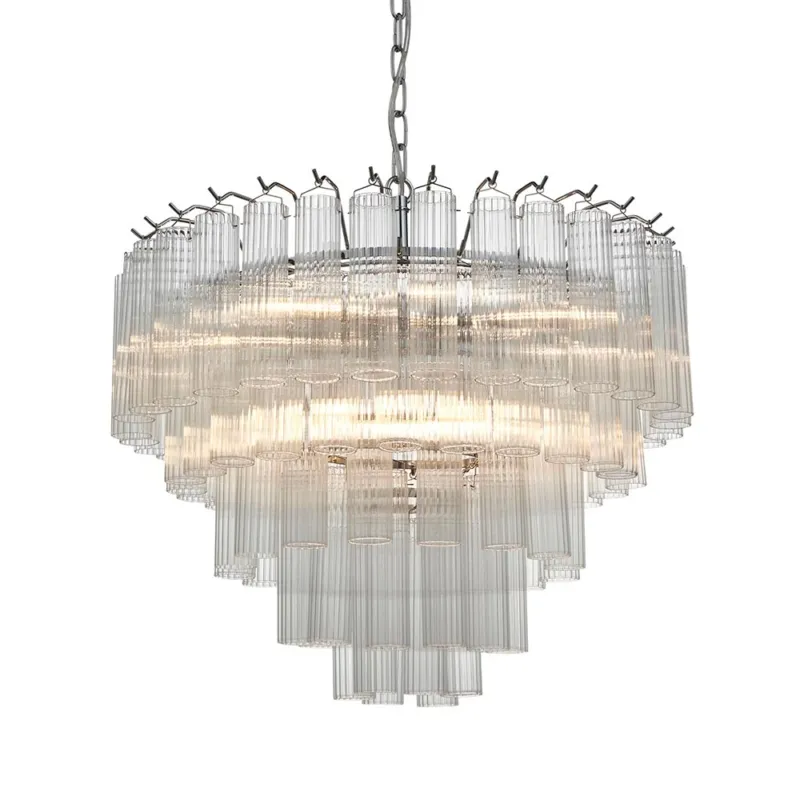 Tani Lampa wisząca szklana kaskadowa 12-punktowa 104090 z serii Toulouse - Endon Lighting