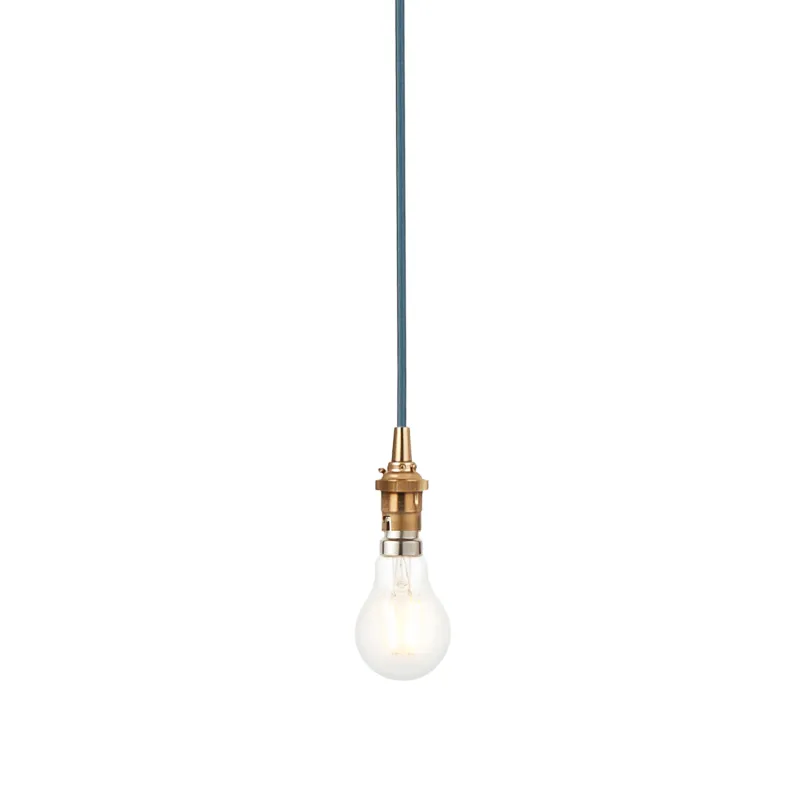 Lampa wisząca mosiężna minimalistyczna 111511 z serii Eltham - Endon Lighting Bestseller