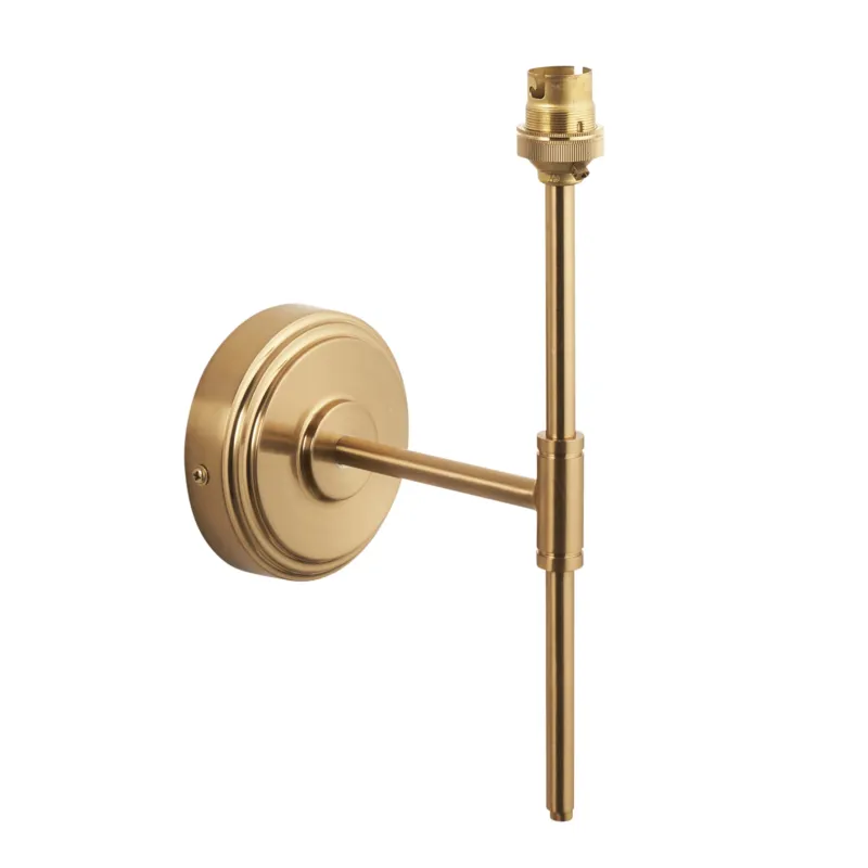 Kinkiet metalowy mosiężny szczotkowany 1-punktowy 115074 z serii Step T Bar - Endon Lighting Dostępne od ręki