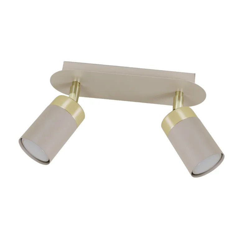 Super okazja Lampa sufitowa JOKER CASHMERE/GOLD 2xGU10 MLP2329 - Milagro