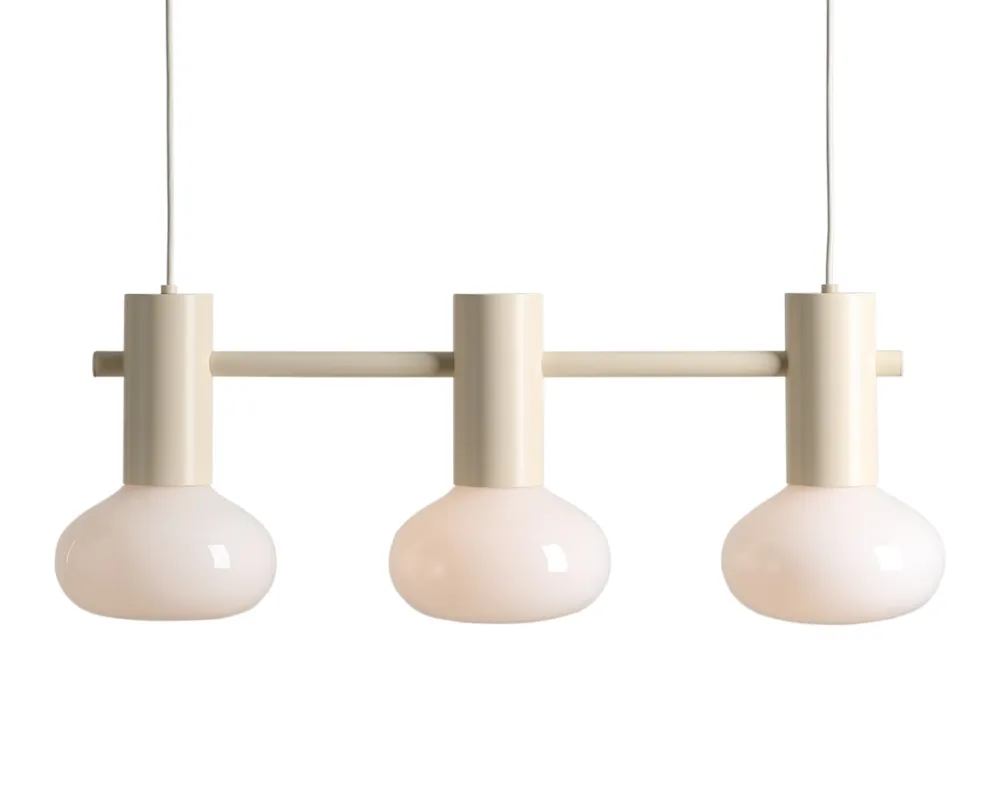 Aldex Lampa wisząca metalowa kremowa 3-punktowa 7000E9_S z serii FLO Oferta czasowa