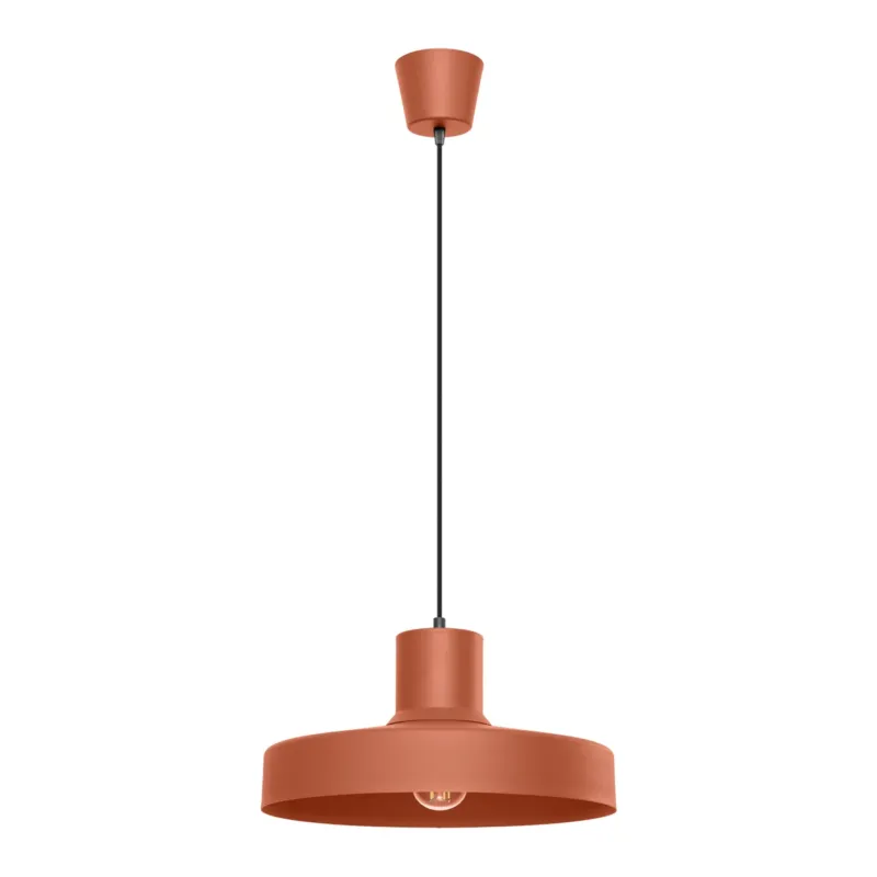 Szybka dostawa Lampa wisząca BILO ochra czerwona SL.1706 - Sollux