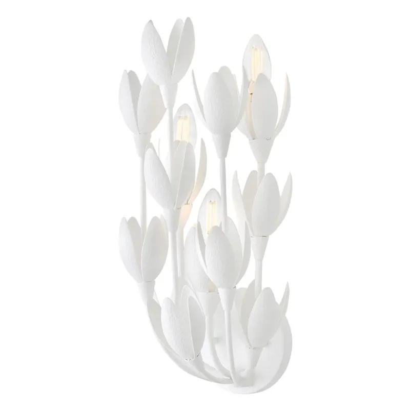 Kinkiet metalowy biały 3-punktowy QN-FLORA-3W-WHT z serii FLORA Ekspresowa dostawa