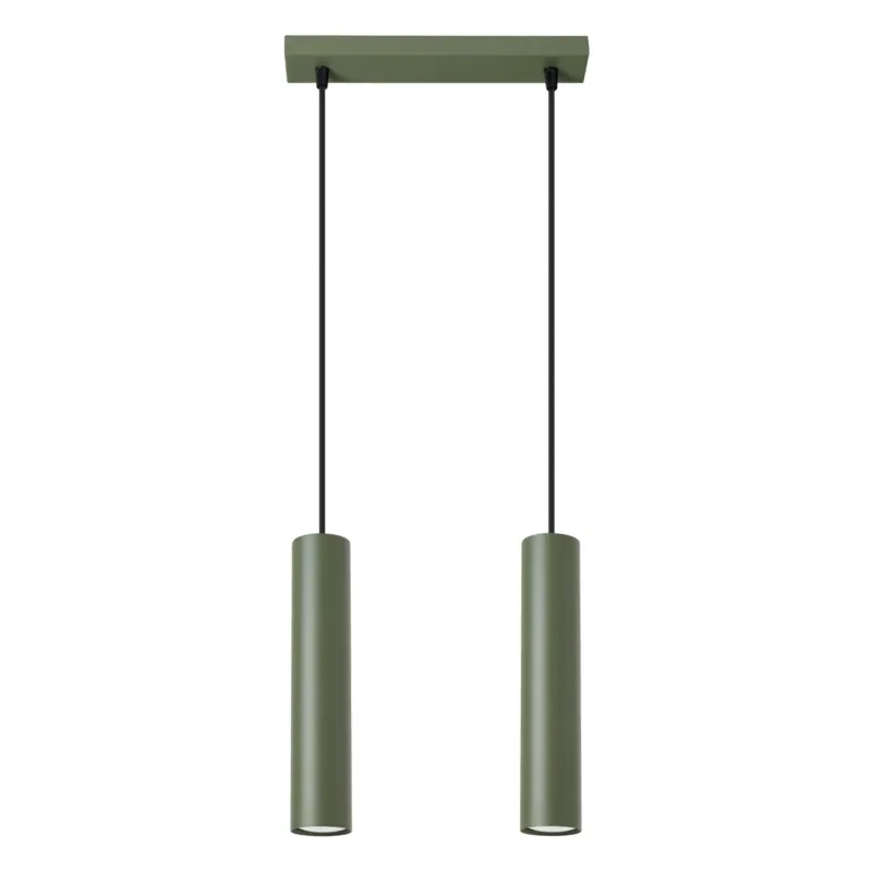 Łatwy zwrot Lampa wisząca LAGOS 2 zielona oliwka SL.1485 - Sollux