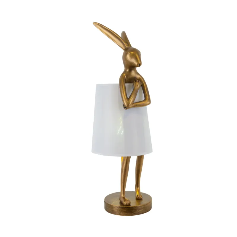Ograniczona ilość Lampa biurkowa Zajączek Haas M Złoty TL0107-M – Yaskr
