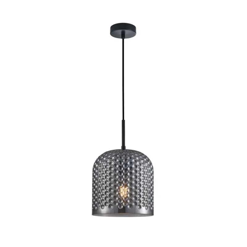 Oferta limitowana Lampa wisząca stalowa dymiona 18cm PND-25205-1L-BK-SG z serii Renti - Lampy Italux