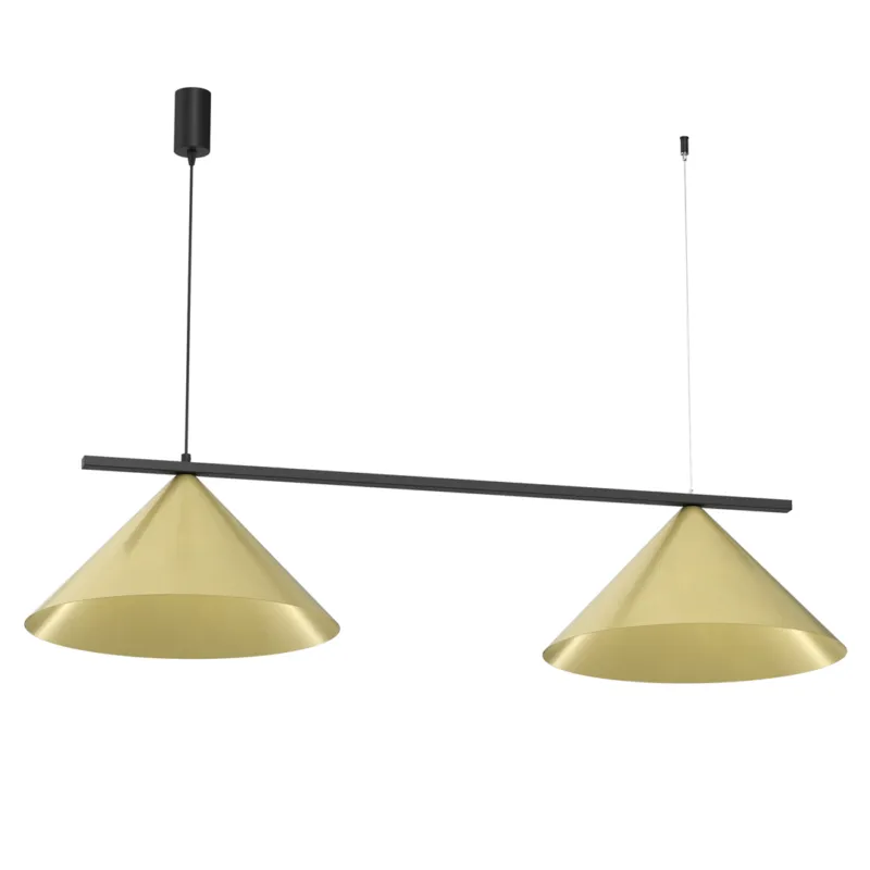 Wybór klientów Lampa wisząca CAPITAL CZARNO-ZŁOTY 2XGX53 MLP0941 - Milagro