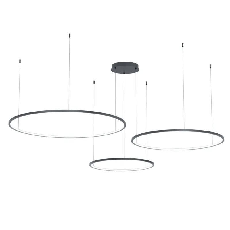 Dodaj do koszyka Lampa wisząca Saturno Black 100W LED ML0846 - Milagro