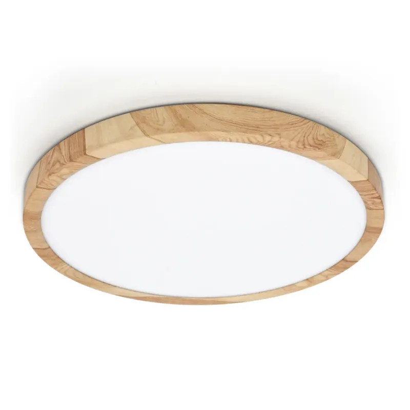 Bezpieczna płatność Plafon LED okrągły drewnopodobny 40cm PLF-72836-400R-32W-WO z serii ALATA - Lampy Italux