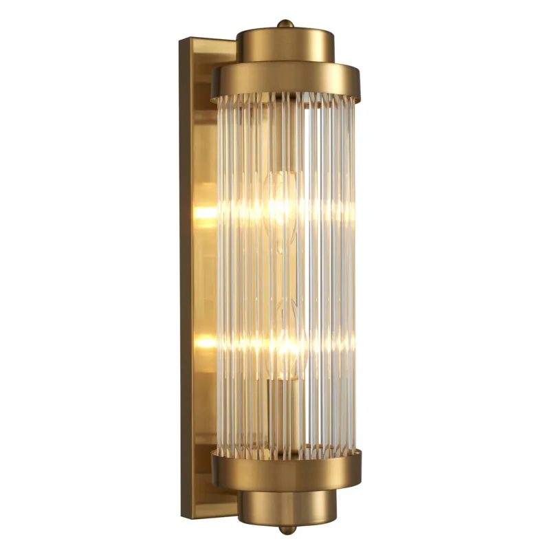 Darmowy zwrot Lampa ścienna STELO złota 40 cm ST-88008-M - Step Into Desgin