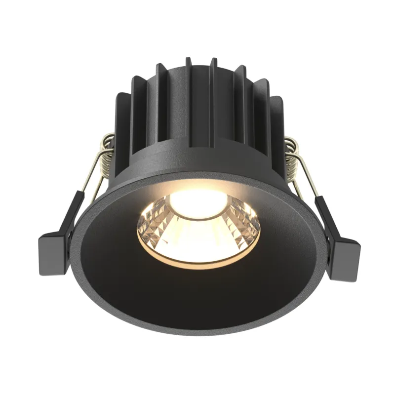 Bezpieczna płatność Lampa wpuszczana Round DL058-12W3K-B- Maytoni