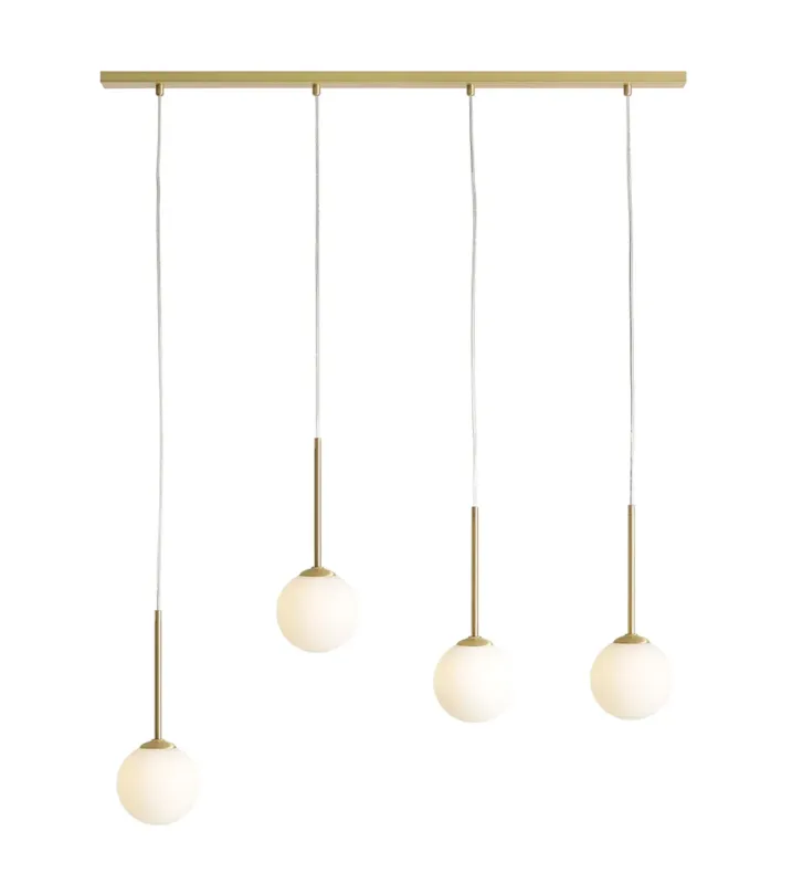 Bezpieczna płatność Aldex Lampa wisząca metalowa mosiężna 4-punktowa 1087L40 z serii BOSSO
