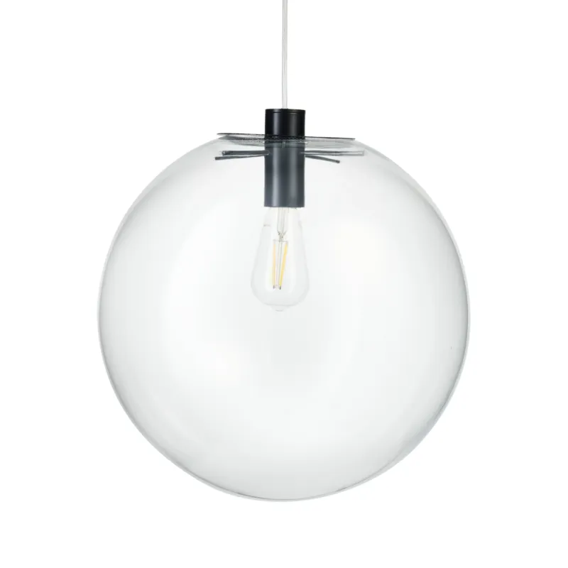 Do wyczerpania zapasów Lampa wisząca TONDA czarna 40 cm - ST-8722P-XL black - Step Into Design