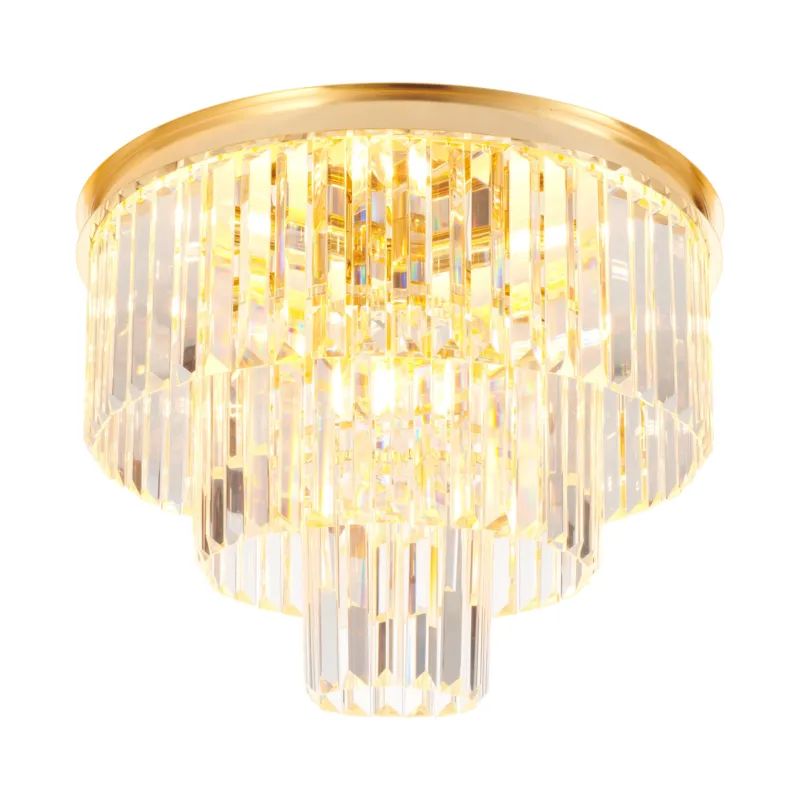 Darmowy zwrot Plafon sufitowy SPLENDORE złoty 50 cm - DN915-50 - Step Into Design
