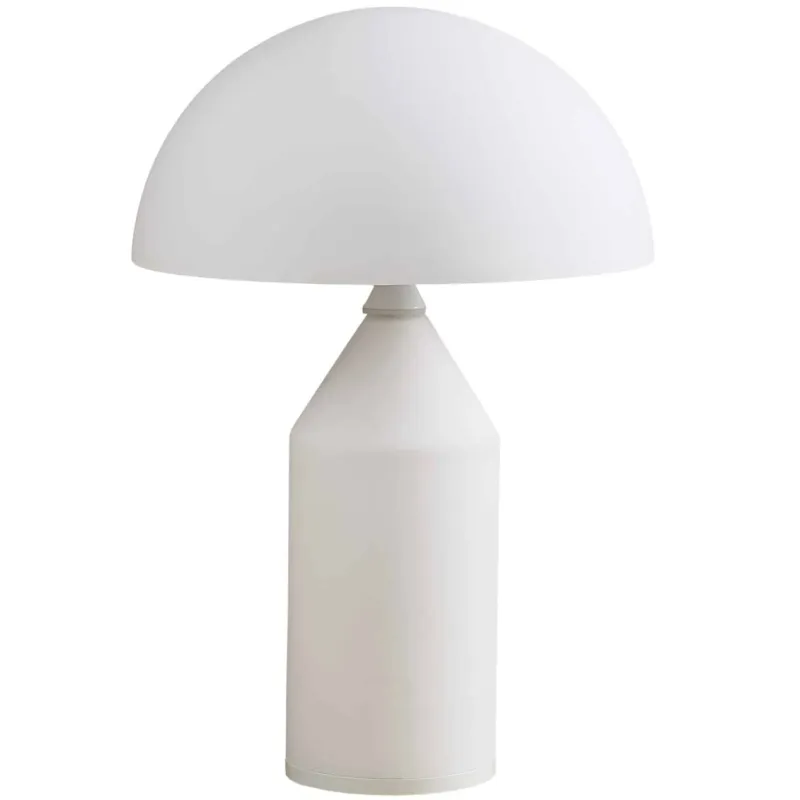 Wysoka jakość Lampa stołowa designerska BELFUGO 35 cm biała MT1234-250 - Step Into Design