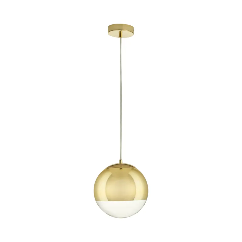 Taniej Lampa stylowa wisząca nowoczesna FLASH S GOLD KULA MP1238-200 gold - Step Into Design