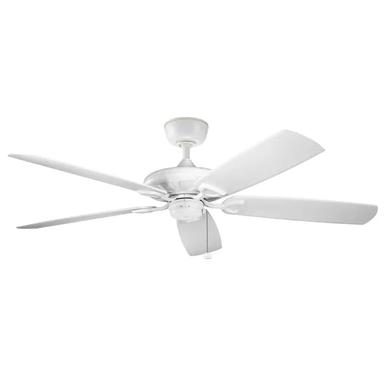 Wentylator sufitowy biały 5-łopatkowy 152cm KLF-KEVLAR-60-WHT z serii KEVLAR - Elstead Lighting Taniej