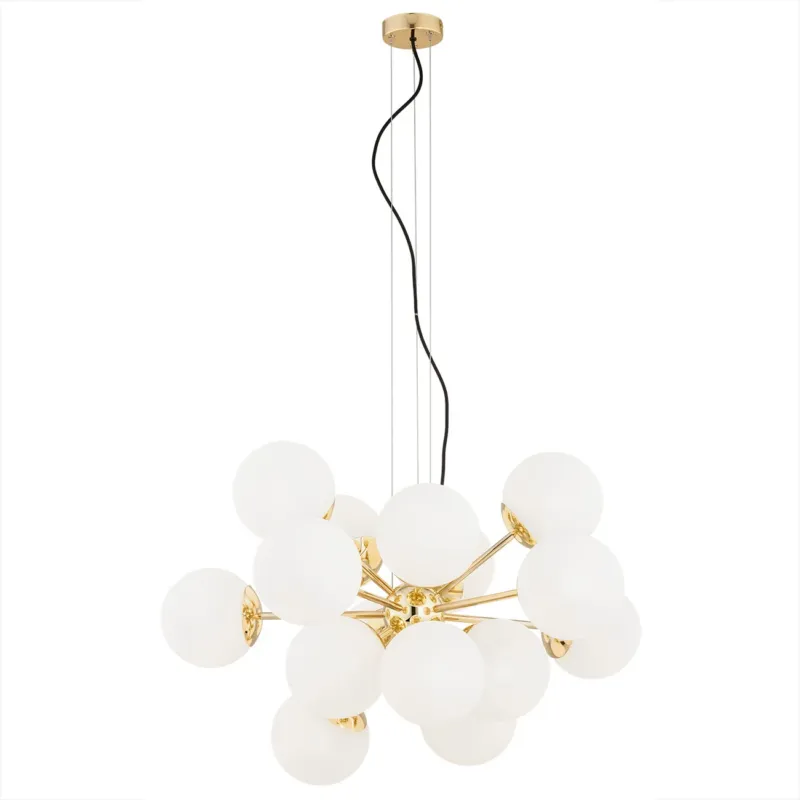 Żyrandol lampa designerska SATELITE PLUS 5048 złoto - Argon Hit sprzedaży
