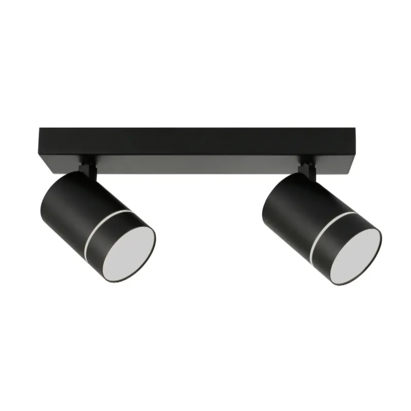 Lampa sufitowa metalowa czarna 2-punktowa SPL-31983-2B-BK z serii Selma - Lampy Italux Popularny