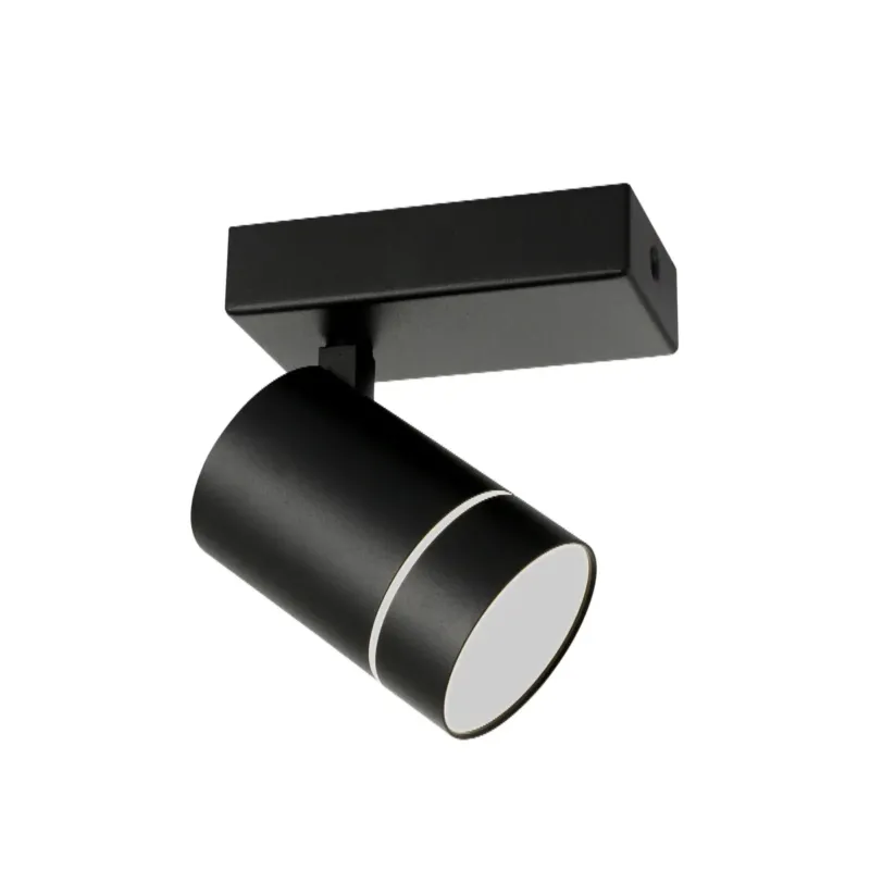 Popularny Reflektor sufitowy LED czarny metalowy regulowany SPL-31983-1B-BK z serii Selma - Lampy Italux