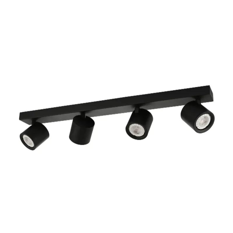 Bestseller Lampa sufitowa czarna metalowa 4-punktowa SPL-31959-4B-BK z serii Karlota - Lampy Italux