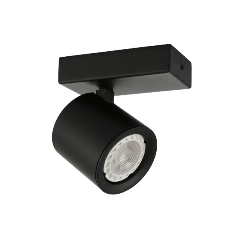Reflektor sufitowy czarny metalowy regulowany SPL-31959-1B-BK z serii KARLOTA - Lampy Italux Rabat