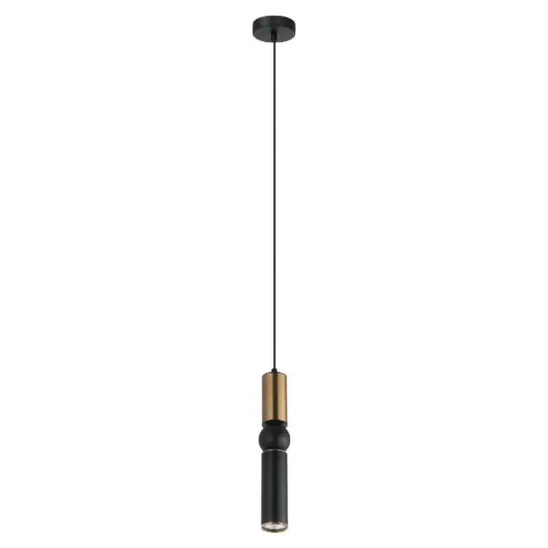 Do wyczerpania zapasów Lampa wisząca metalowa czarno-brązowa PND-14290-1-BRO-BK z serii Isidora - Lampy Italux