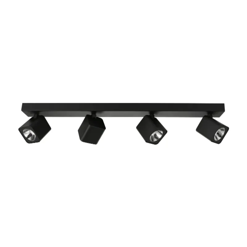 Rabat Lampa sufitowa reflektorowa czarna 4-punktowa SPL-31981-4B-BK z serii AVEIRO - Lampy Italux