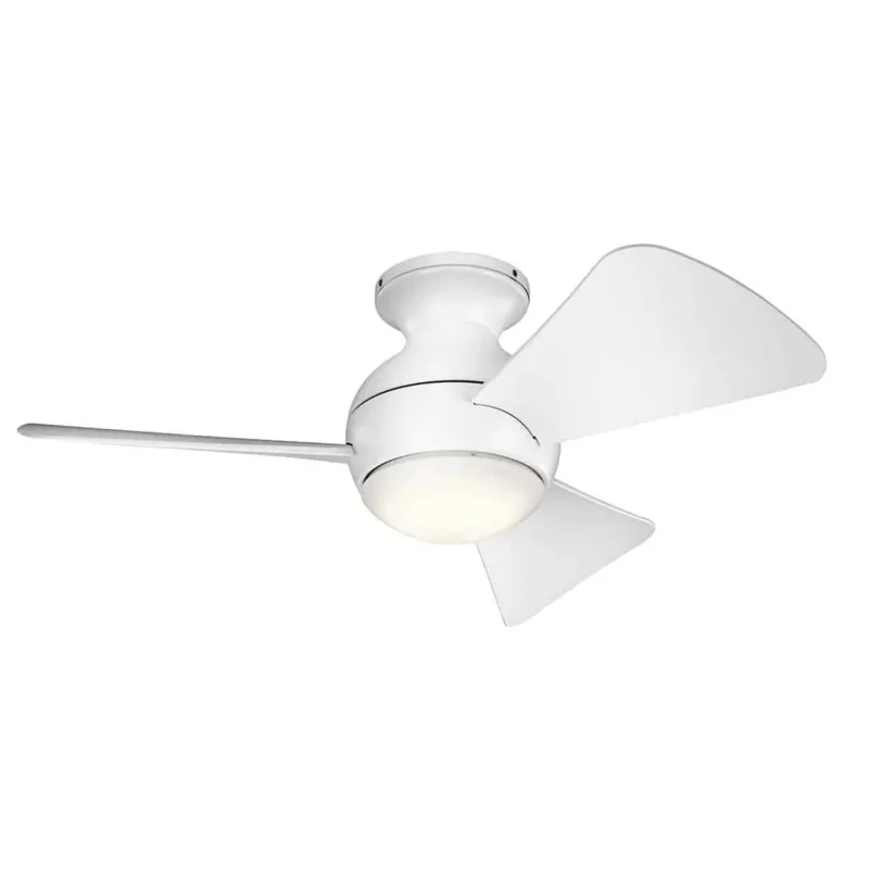 Wybór klientów Wentylator sufitowy z oświetleniem LED biały 86cm KLF-SOLA-34-WHT z serii SOLA - Elstead Lighting