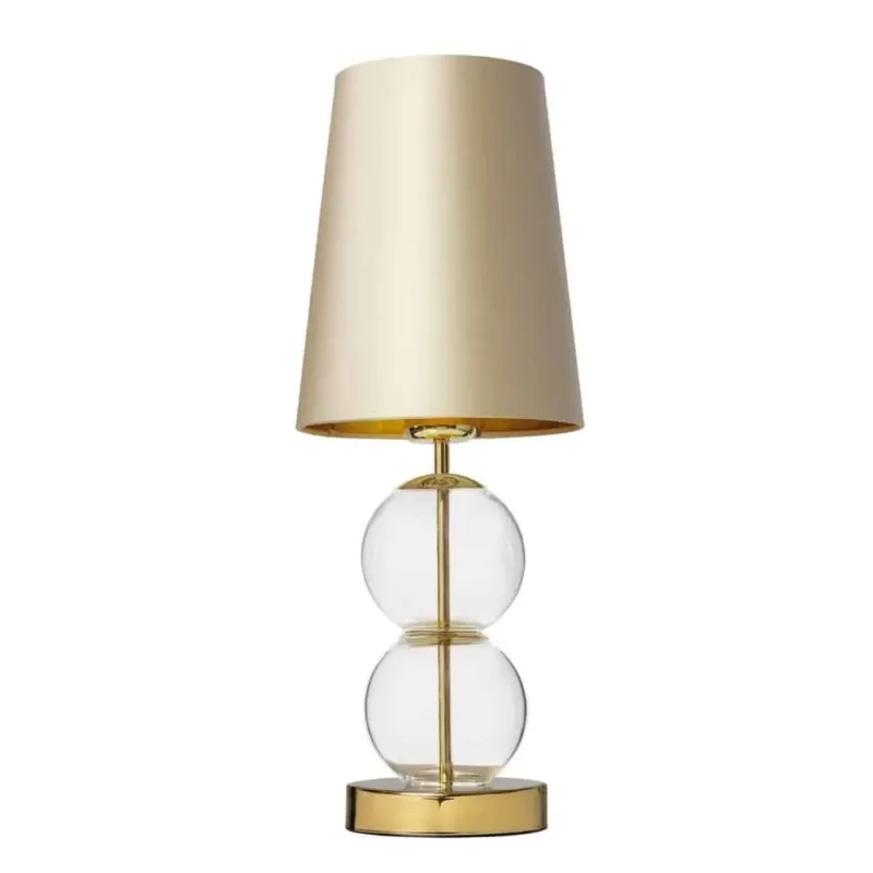 Lampa stołowa elegancka COCO 41091107 szampańska - Kaspa Nowy
