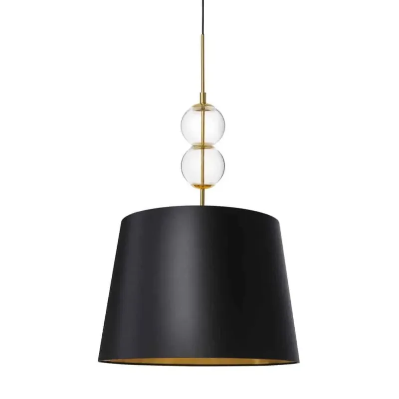 Lampa wisząca elegancka COCO L 11108102 czarna - Kaspa Bezpieczna płatność
