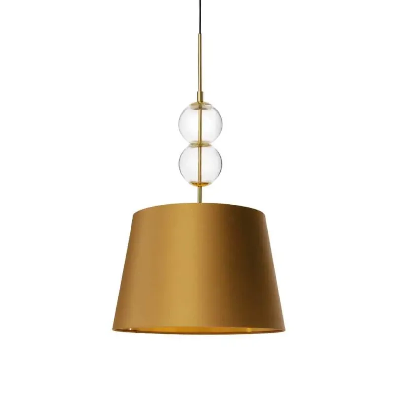 Lampa wisząca elegancka COCO M 11101105 złota - Kaspa Bezpieczne zakupy