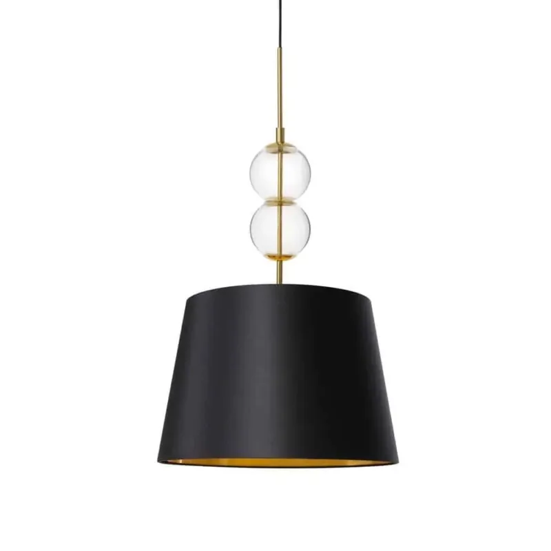 Lampa wisząca elegancka COCO M 11107102 czarna - Kaspa Darmowy zwrot