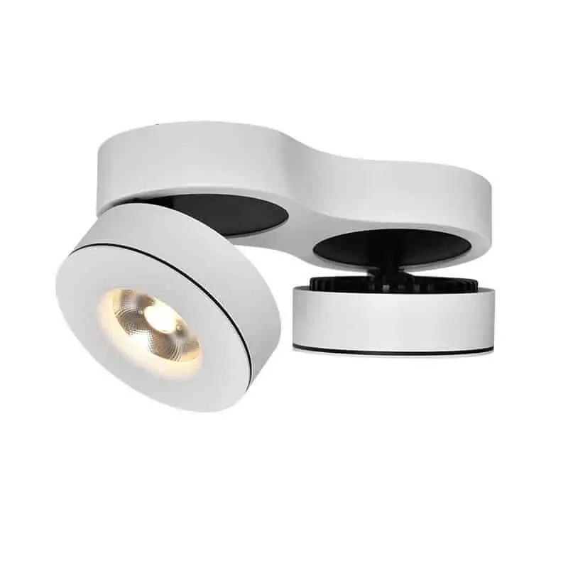Oprawa nastropowa LED 12W biała ruchoma ABIGALI-ONBL12WW-2 - Abigali Dostępne od ręki