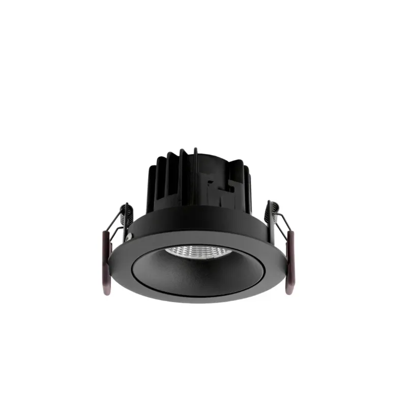 Sprawdź teraz Lampa wpuszczana okrągła OTTI 10W 4000K czarna 894019 - LOONARI