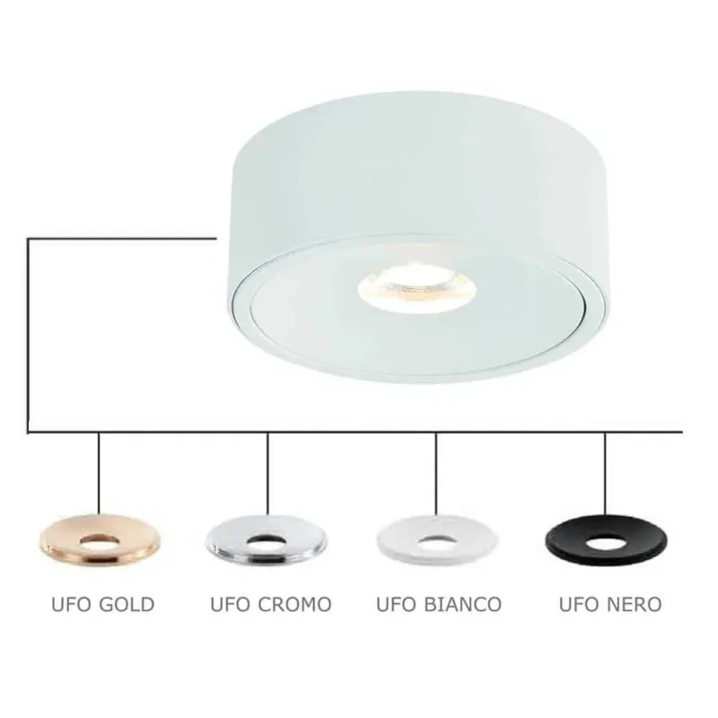 Zamów teraz Oprawa wpuszczana okrągła Neo Bianco Slim KG / Ufo Gold OR83606 - Open Design Highlights