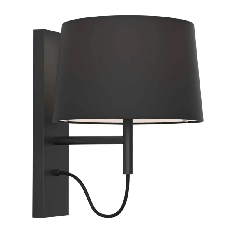 Kinkiet elegancki stelaż matowy czarny 1xE27 TELEGRAPH 1404010– Astro Lighting Okazja