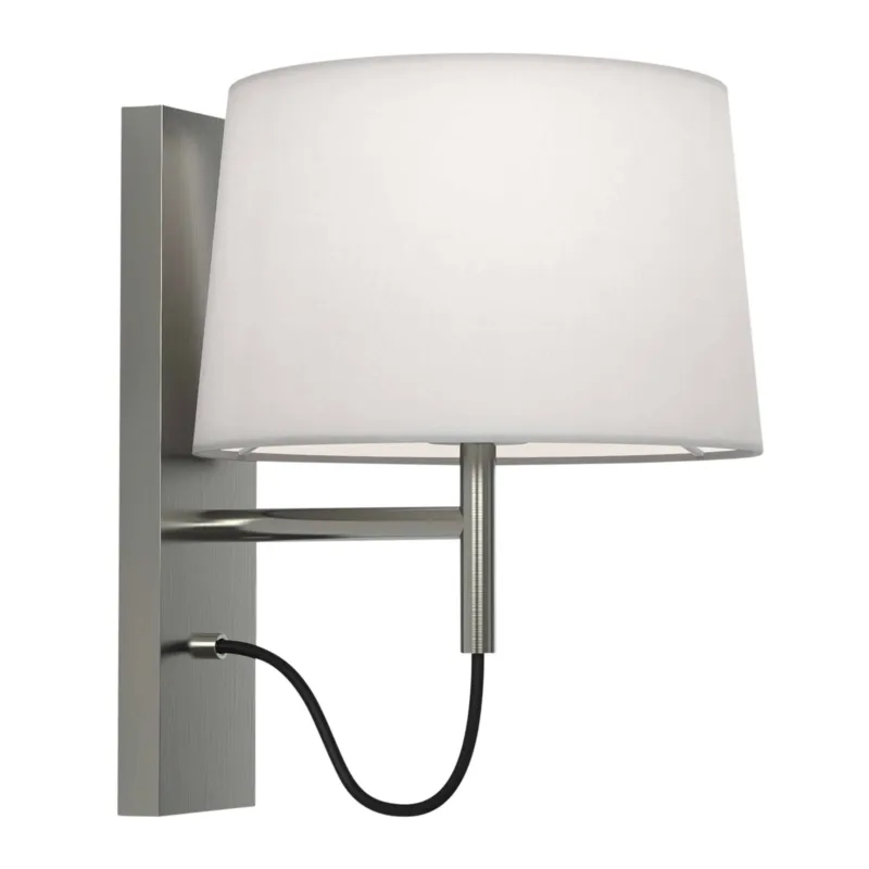 Kinkiet elegancki stelaż matowy nikiel 1xE27 TELEGRAPH 1404011– Astro Lighting Hit sprzedaży