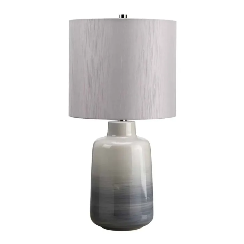 Niska cena Lampa stołowa ceramiczna multikolor z abażurem BACARI/TL SM z serii BACARI - Elstead Lighting