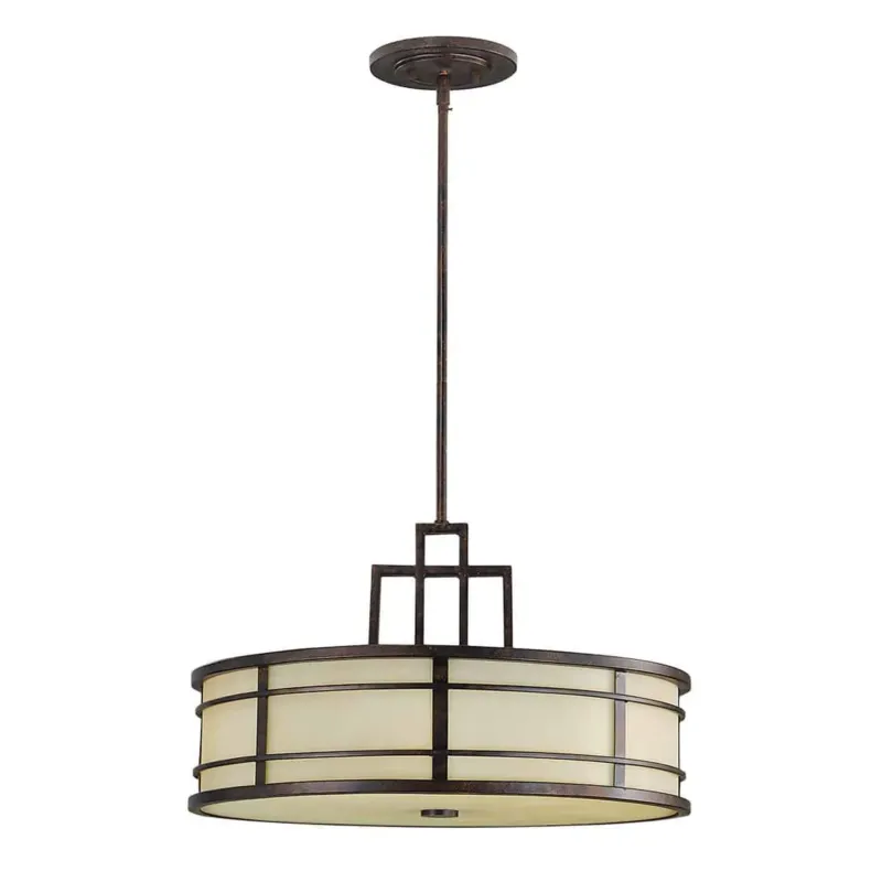 Lampa wisząca brązowa 3-punktowa 53cm FE/FUSION/P/L z serii FUSION - Elstead Lighting Hit cenowy