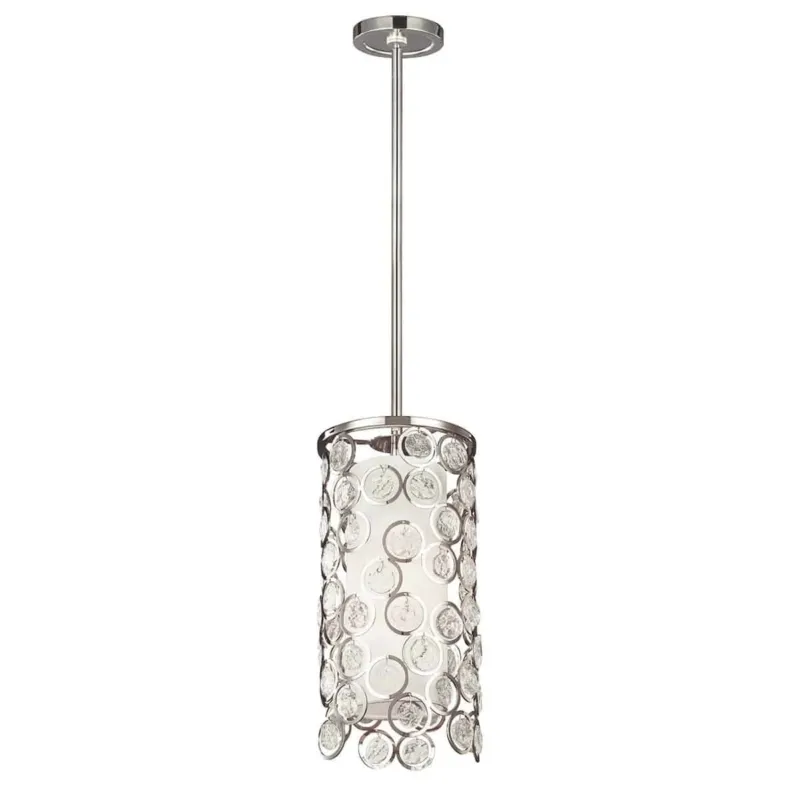 Lampa wisząca chromowana szklana cylindryczna FE/LEXI/MP z serii LEXI - Elstead Lighting Promocja